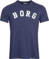 Björn Borg heren t-shirt peacoat - blauw-M