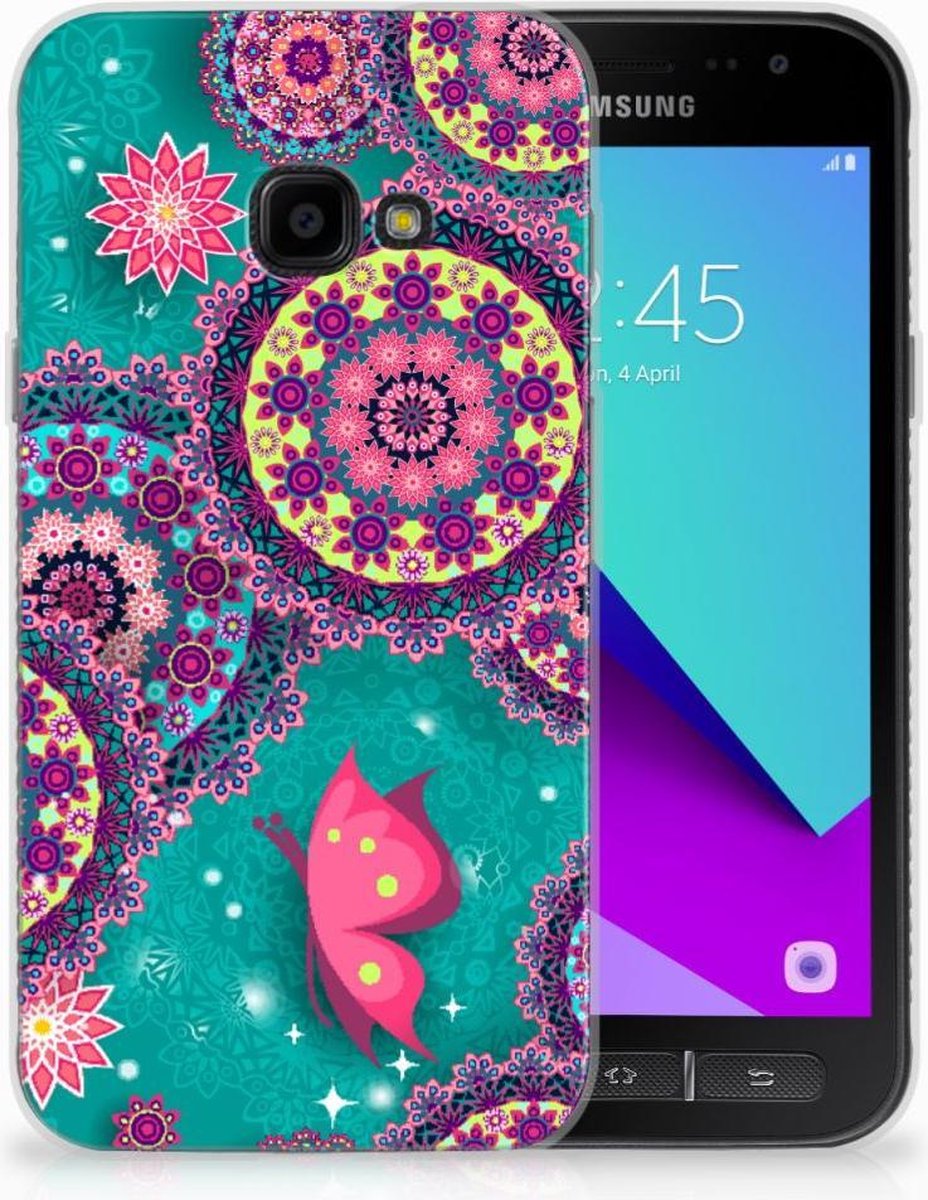 Samsung Galaxy Xcover 4 | Xcover 4s Hoesje maken Cirkels en Vlinders