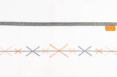 Drap Miffy Cot - Crozz - 100 x 150 cm - broderie + biais - rose