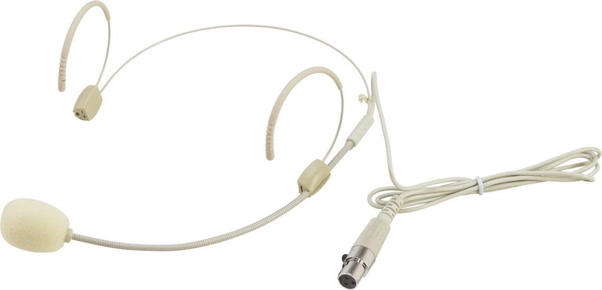 OMNITRONIC UHF-300 Headset Microphone beigeed