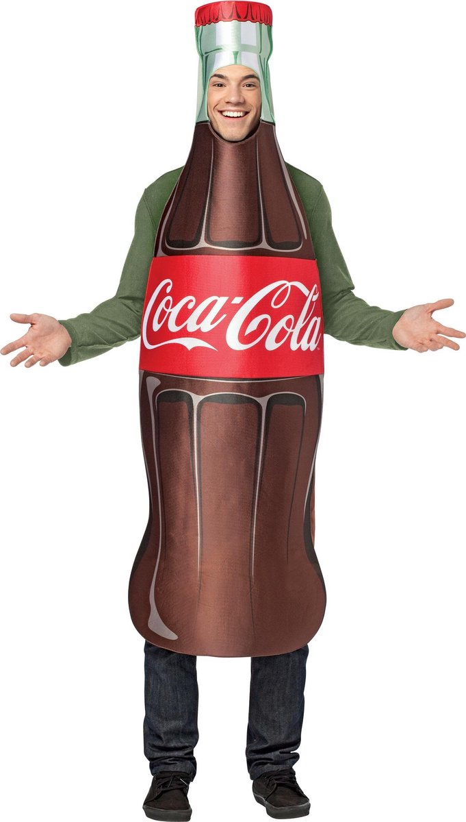 Coca Cola™ fles kostuum voor volwassenen - Verkleedkleding - One size |  bol.com