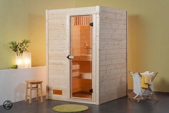 Fonteyn Sauna cabine Massief Houten Sauna Valida 1 Inclusief Kachel |  