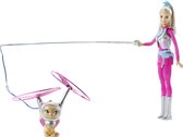 Barbie Star Light Avonture Galactische Barbie met Vliegende Kat