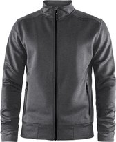 Craft Noble Zip Jacket Heren Donkergrijs/Zwart maat XL