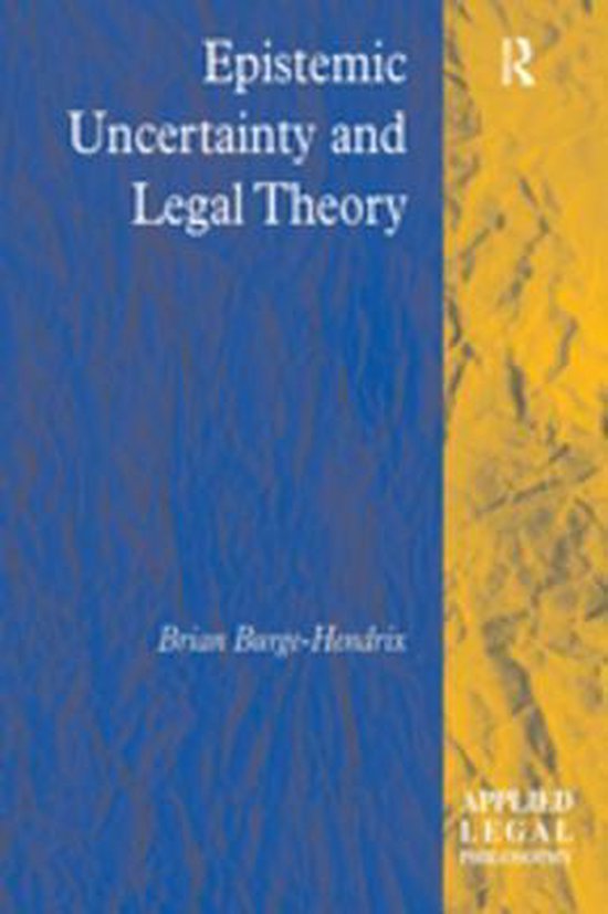 Applied Legal Philosophy - Epistemic Uncertainty and Legal T ... - cover