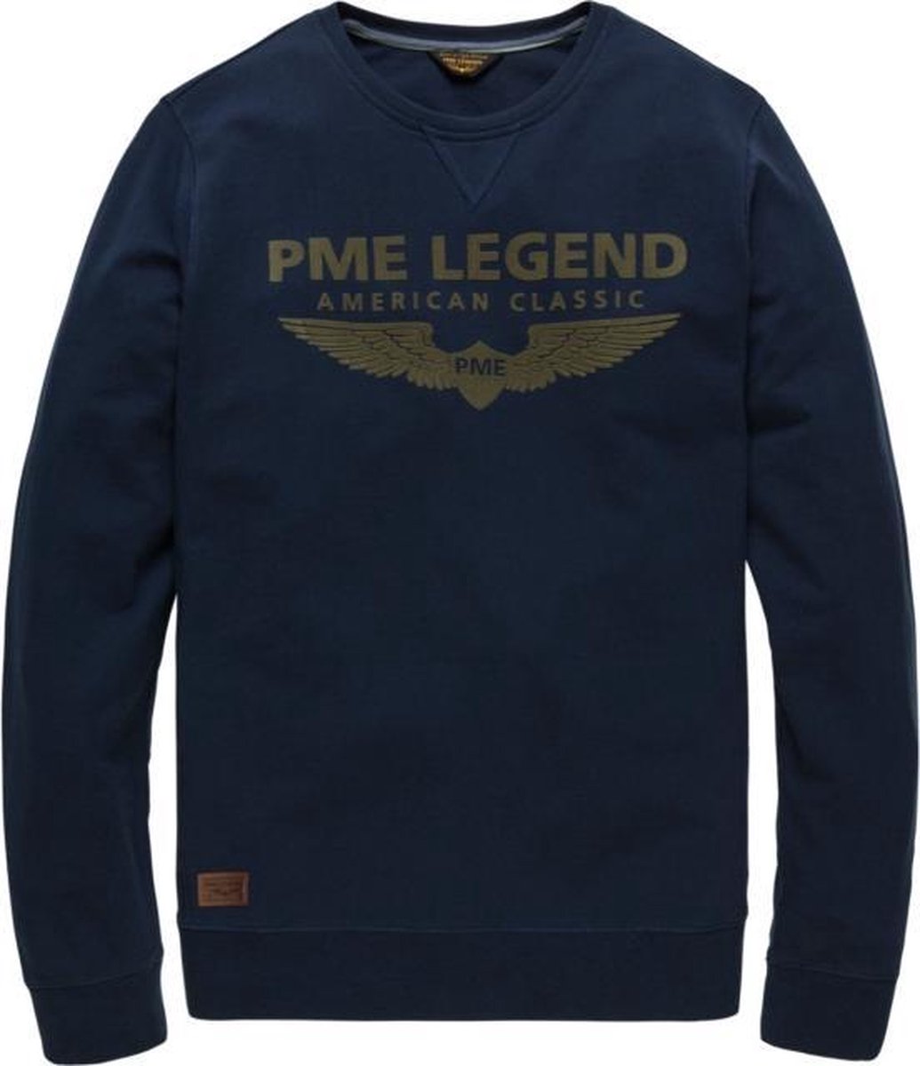 Pme legend dunnere blauwe sweater Maat - XL | bol.com