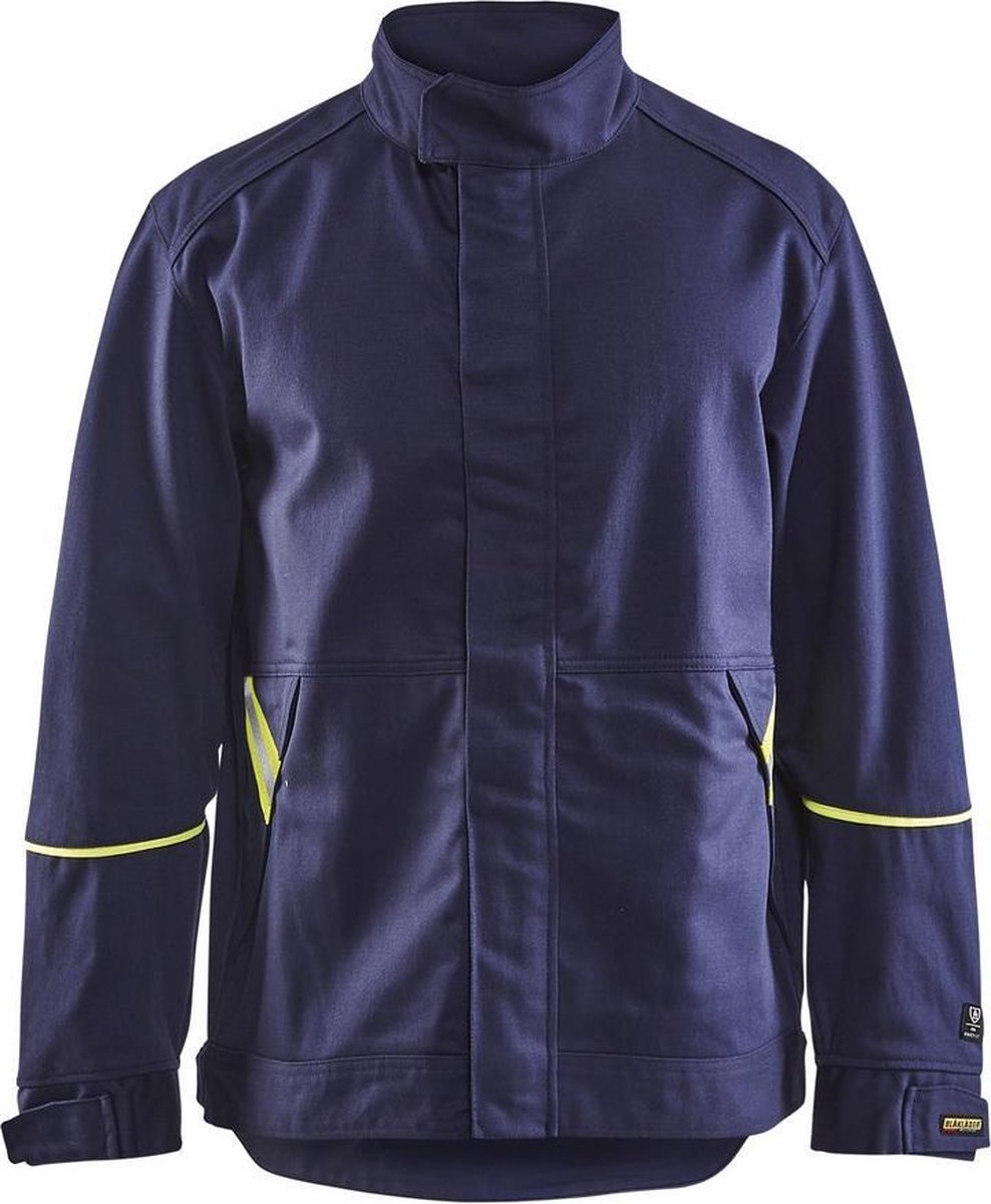 Blåkläder 4801-1501 Lasjack Marineblauw/Geel maat S