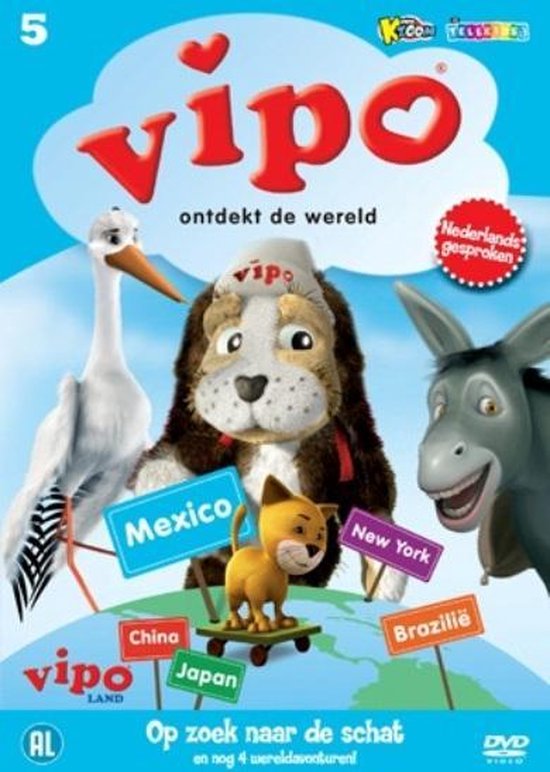 Cover van de film 'Vipo Ontdekt De Wereld - Op Zoek Naar De Schat'
