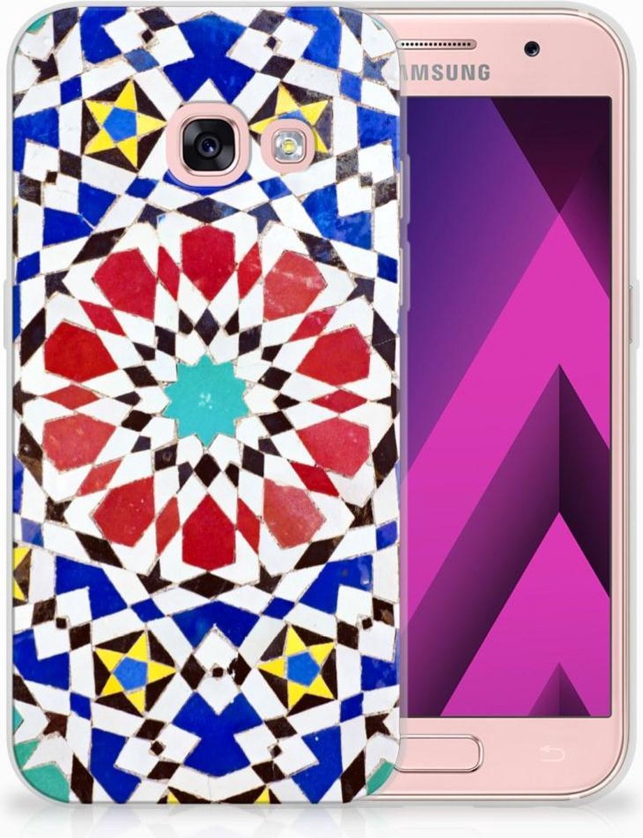 Samsung Galaxy A3 2017 TPU Siliconen Hoesje Mozaïek