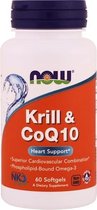 Krill & CoQ10 (60 softgels) - Now Foods