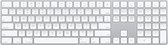 Apple Magic Keyboard with Numeric Keypad - Toetsenbord - Bluetooth - VS - zilver - voor 10.2-inch iPad; 10.5-inch iPad Air; iPad mini 5; iPhone 11, XR, XS, XS Max