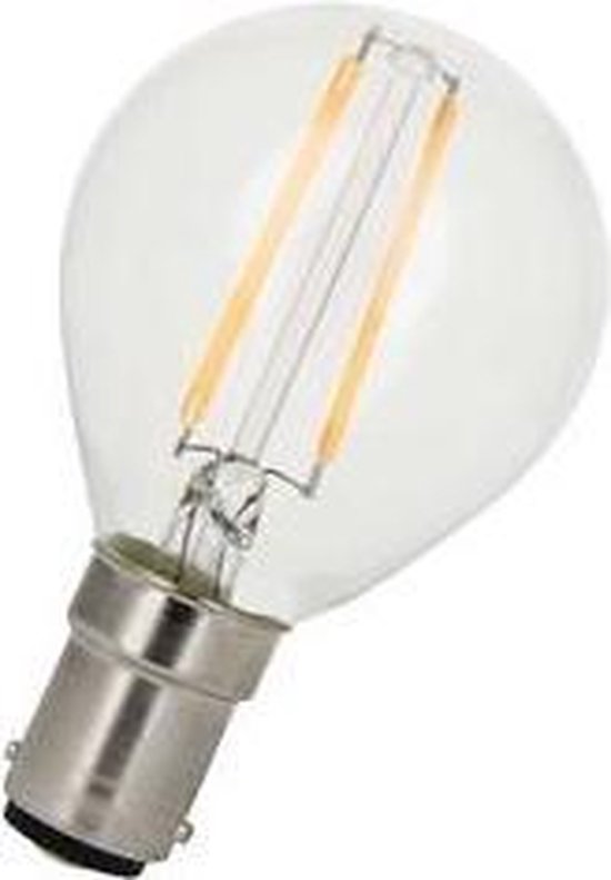 Filament LED Bailey G45 B15d 240V 2-20W 2700K Non Dimmable