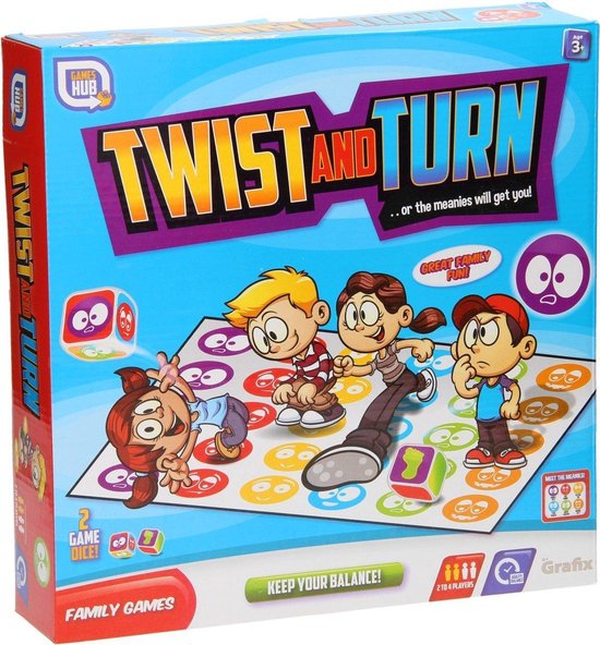impliceren Mondstuk Nucleair Twist and turn - Twister - Kinderspel | Games | bol.com