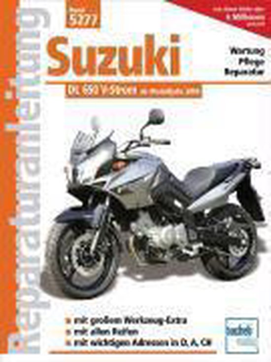 Reparaturhandbuch Suzuki DL 650 V-Strom. Met motor. Met tekst "Wartung Pflege Reparatur".