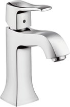 Hansgrohe Metris Classic Wastafelkraan - Lage uitloop - Met trek-waste - Chroom