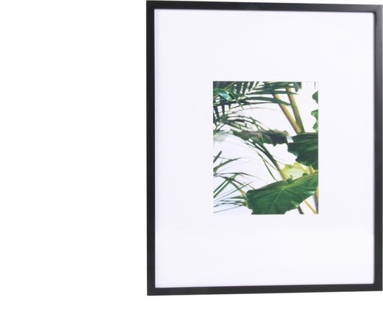 XLBoom Fotolijst Vitro - In Hout - Zwart - Fotoformaat 20 x 25 cm - 53,1 × 42,9 × 1,8 cm