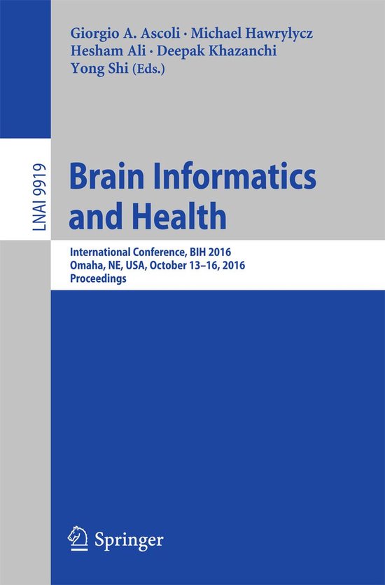 Springer Nature Proceedings Computer Science - Brain Informa ... - cover