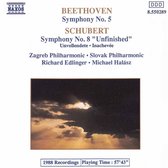 Beethoven: Symphony no 5;  Schubert: Symphony no 8