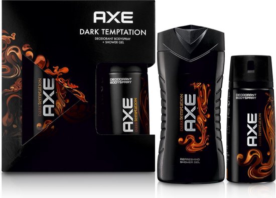 Axe Cadeaupakket For Men - 2-delig - Dark Temptation Deodorant Spray +  Douche Gel | bol.com