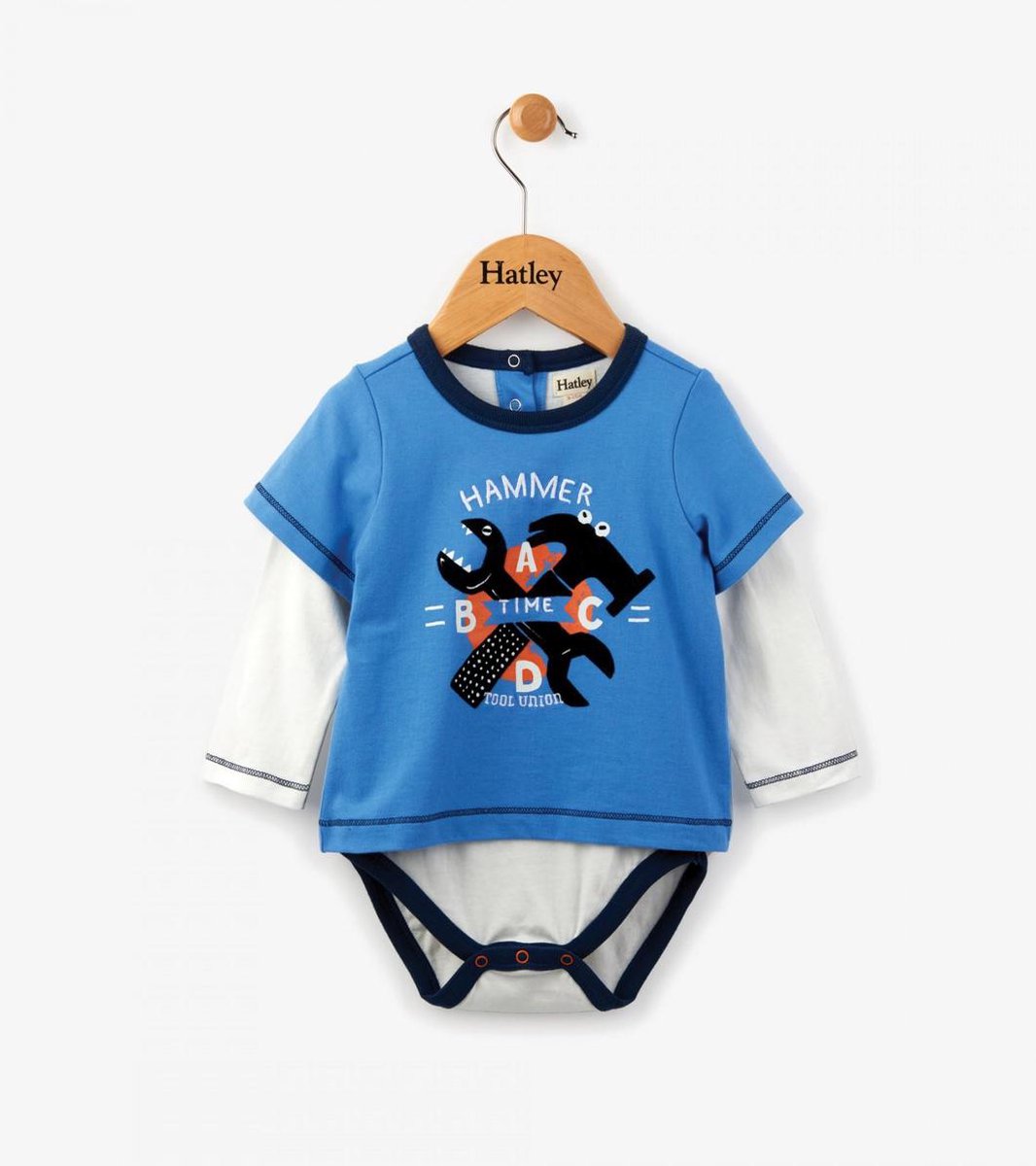 Hatley longsleeve body 9/12 mnd