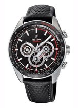 Festina F20202/4 Chronograaf - Horloge - Staal - Zilverkleurig - 43,5mm