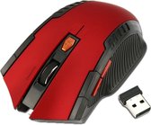 Draadloze USB gaming muis - Rood