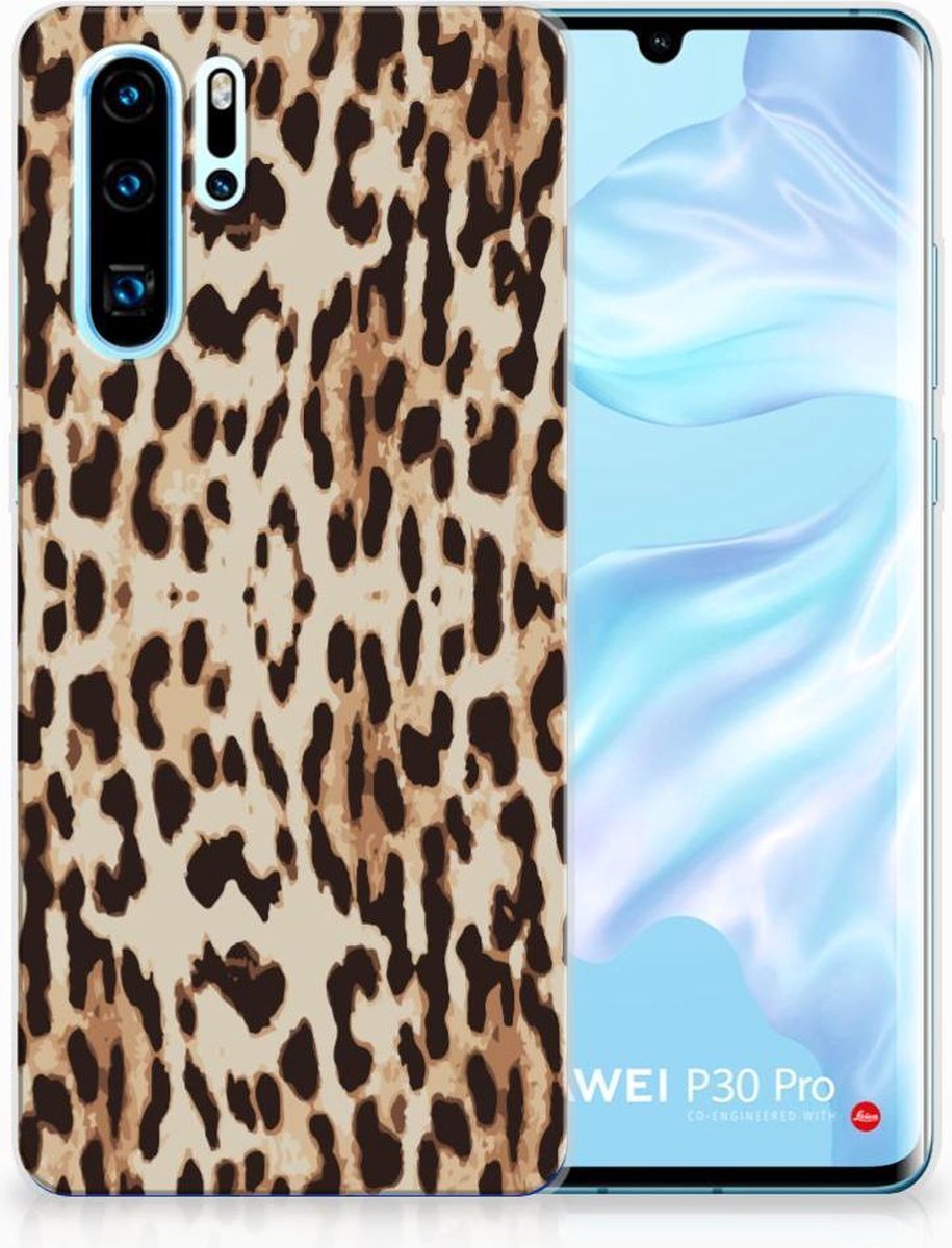 Huawei P30 Pro TPU Hoesje Leopard