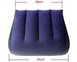 Inflatable Position Master sex kussen - blauw - Inclusief gratis handpomp - Prolink Novelties®