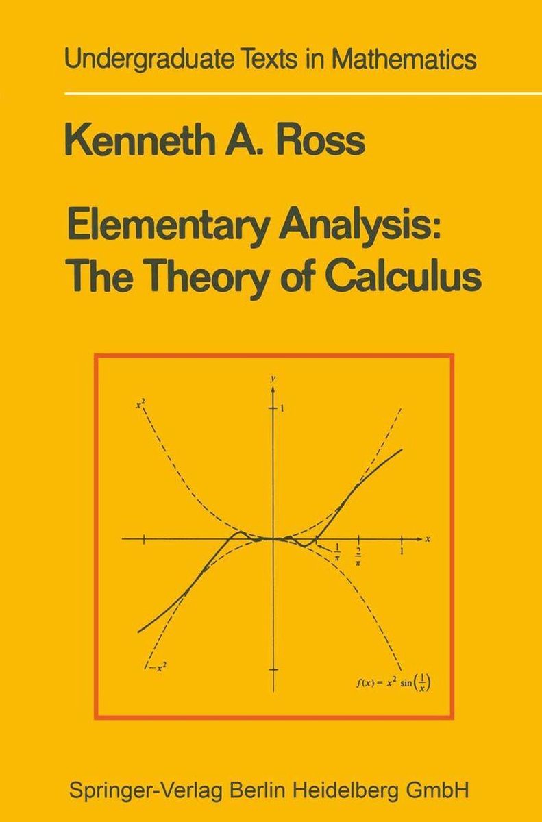 Omslag van Mathematics and Statistics (R0) - Elementary Analysis