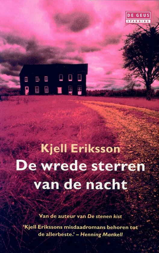 Cover van het boek 'De wrede sterren van de nacht' van K. Eriksson