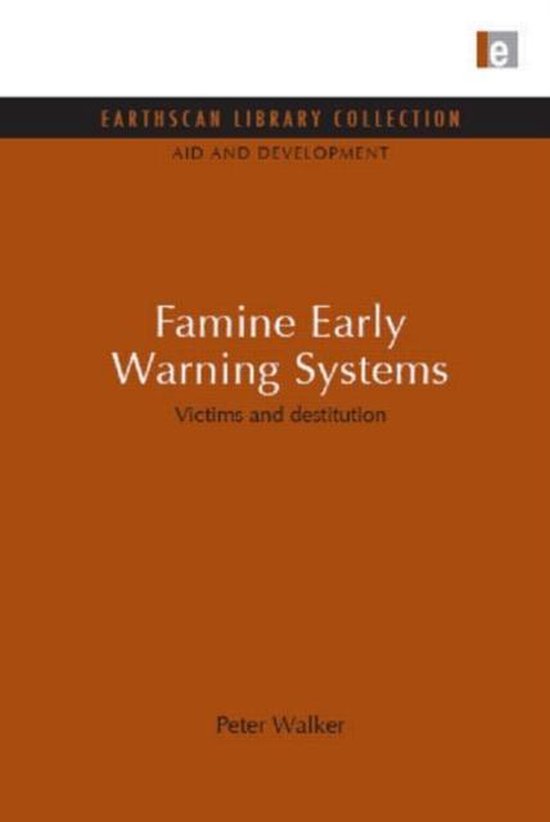 Famine Early Warning Systems 9781849710534 Peter Walker Boeken