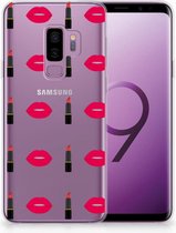Geschikt voor Samsung Galaxy S9 Plus TPU Hoesje Design Lipstick Kiss