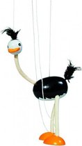 Goki Marionet struisvogel 33cm