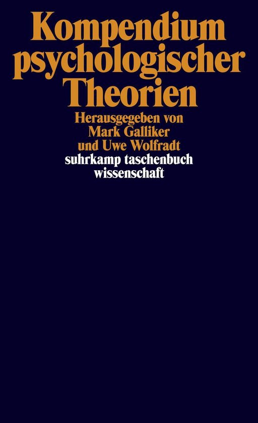 Kompendium psychologischer Theorien - cover