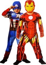 Reversible deluxe Capt. America/Iron Man - Child - Carnavalskleding