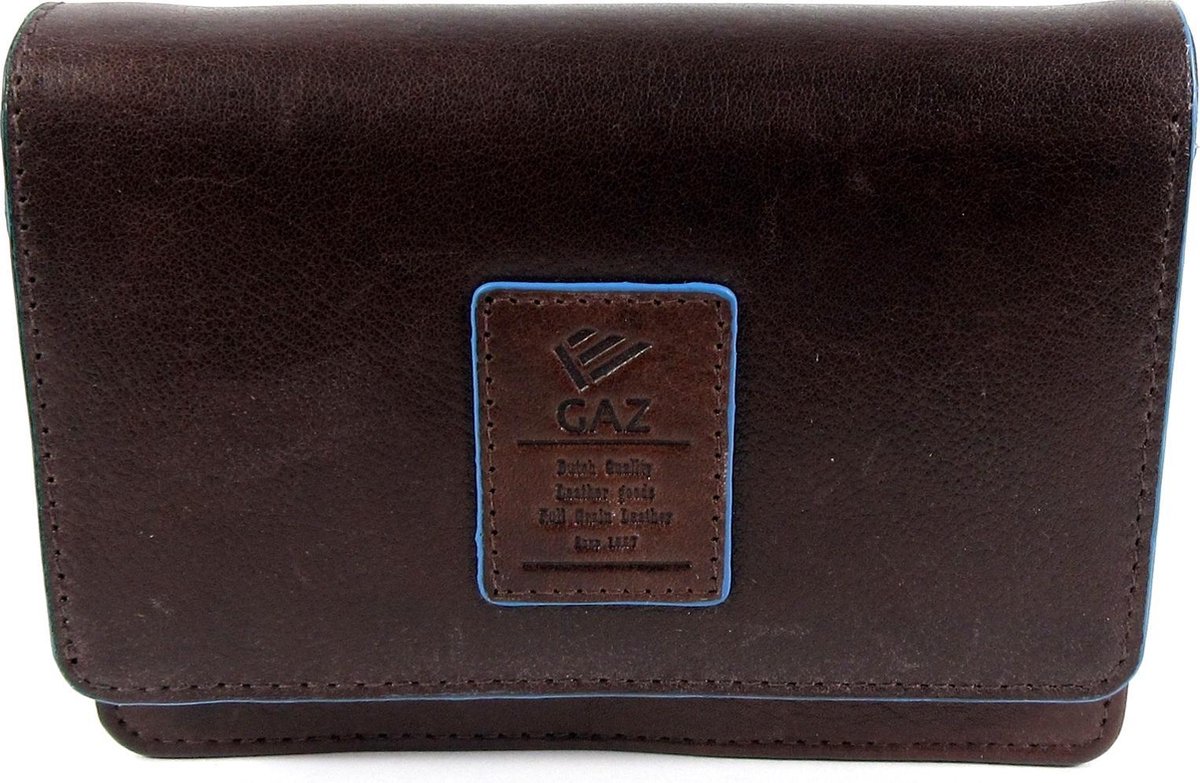 GAZ Leren Portemonnee - RFID - Bruin