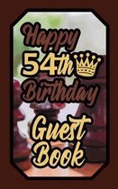 Happy 54th Birthday Guest Book