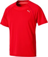 PUMA Speed S/S Tee Sportshirt Mannen - Flame Scarlet