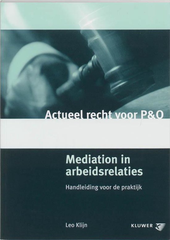 Cover van het boek 'Mediation in arbeidsrelaties'