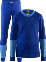 Craft Baselayer Set  Sportshirt performance - Maat 146  - Unisex - blauw