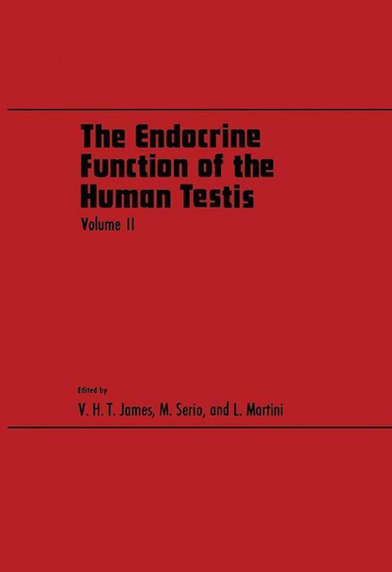 The Endocrine Function of the Human Testis - cover