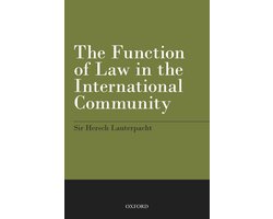 The Function of Law in the International Community
