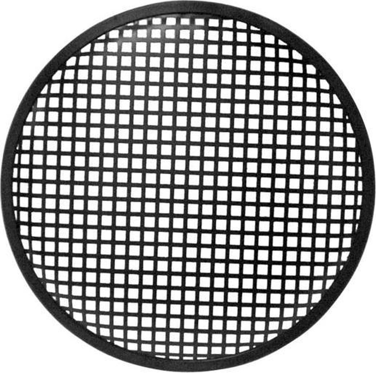 HQ Power 10'' black metal speaker grille speaker steun Zwart