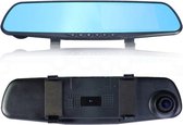 FHD 1080P 4.3 inch Monitor Dash Cam Rearview Mirror Car Recorder Camera DVR
