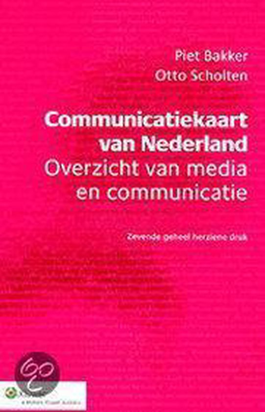Cover van het boek 'Communicatiekaart van Nederland / druk 7' van Piet Bakker en O. Scholten