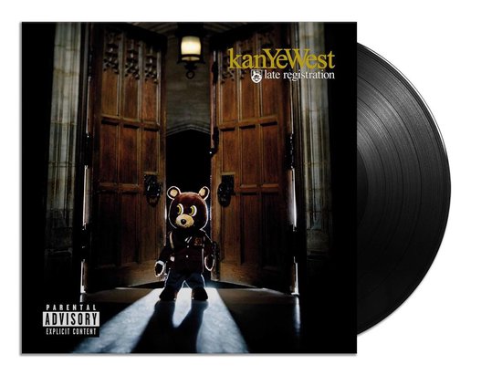 Kanye West Late Registration - 2 LP hiphop album met Gold Digger