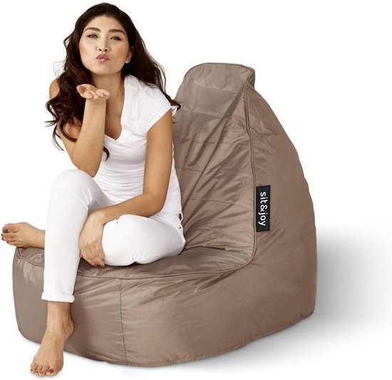 Fauteuil poire Sit & joy Senza - Taupe