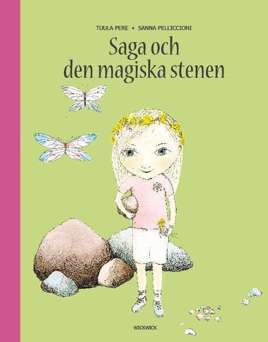 Saga och den magiska stenen - cover