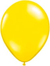 100x Qualatex ballonnen citroen geel