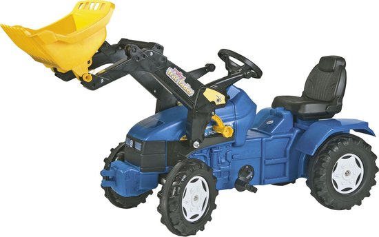 hengel Verloren Vaarwel Rolly Toys FarmTrac New Holland - Traptractor met Frontlader | bol.com